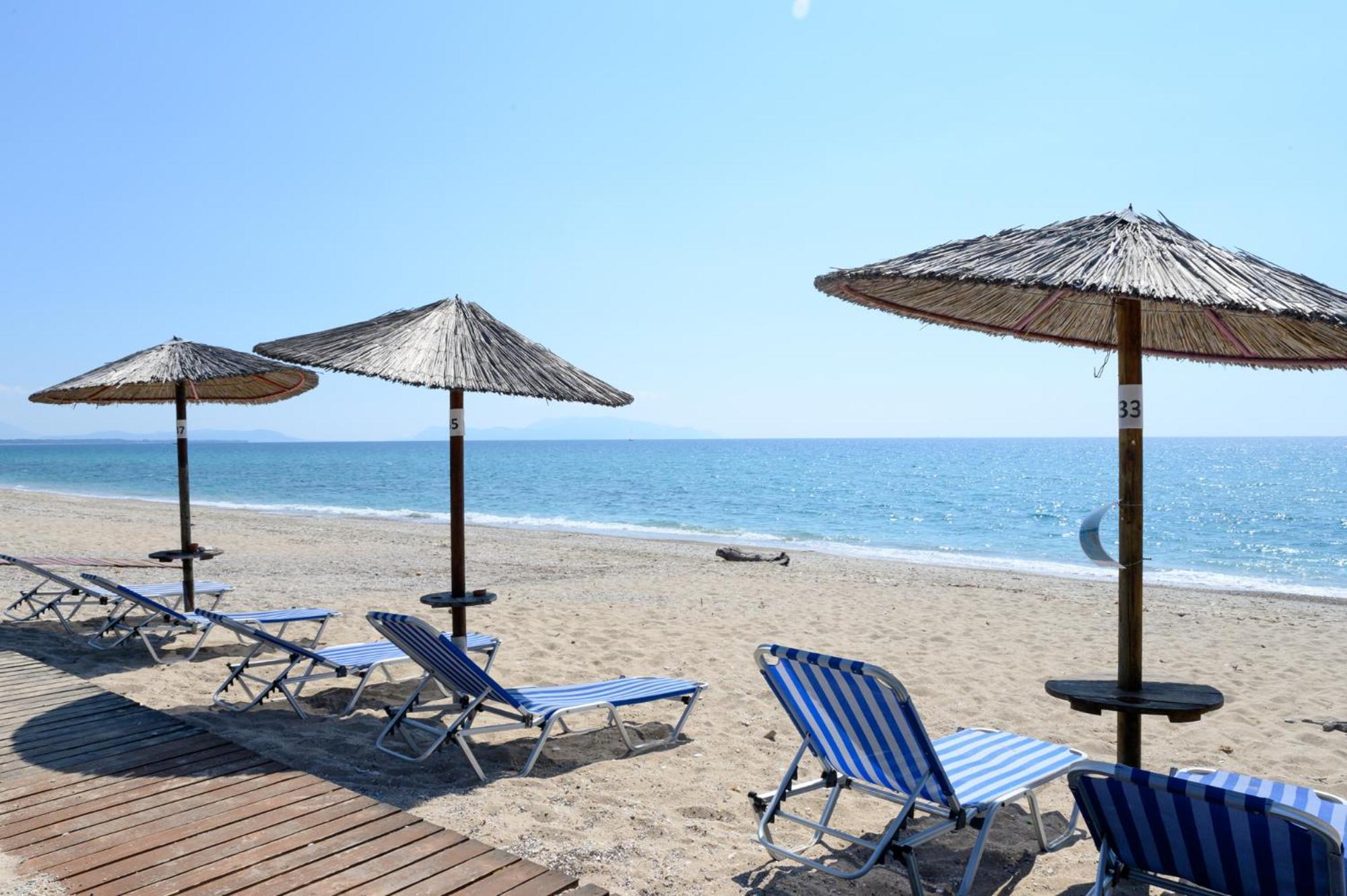 Poseidon Beach Hotel คราสโตชิเกีย ภายนอก รูปภาพ